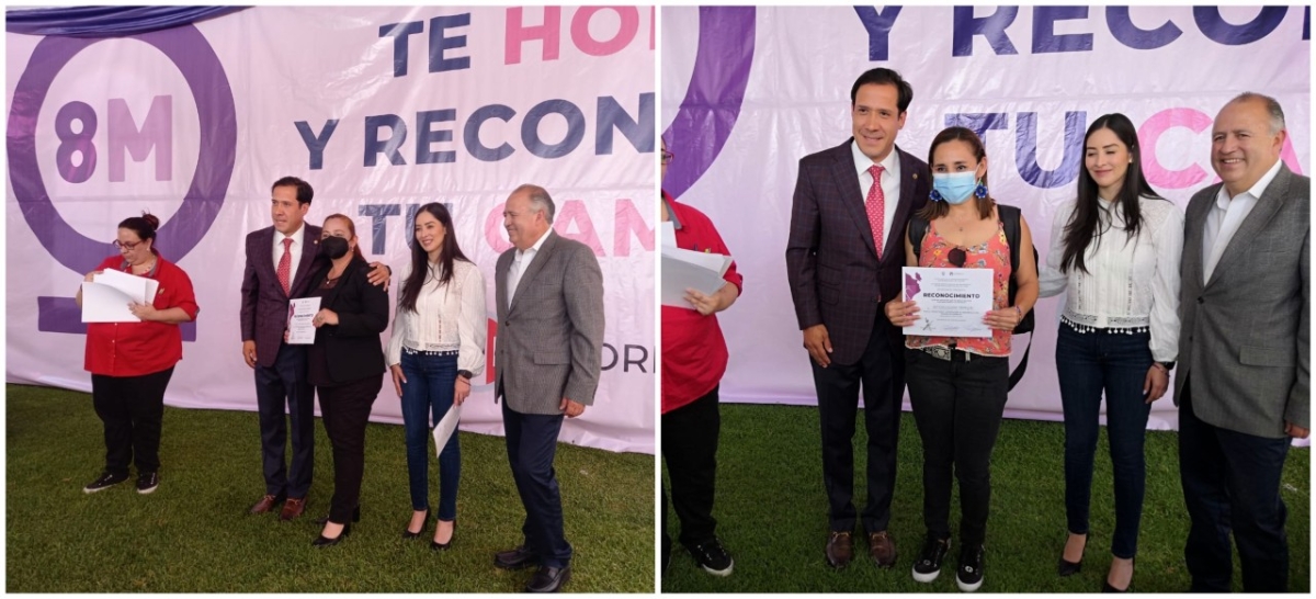 Entrega PRI reconocimientos a mujeres con motivo del 8M