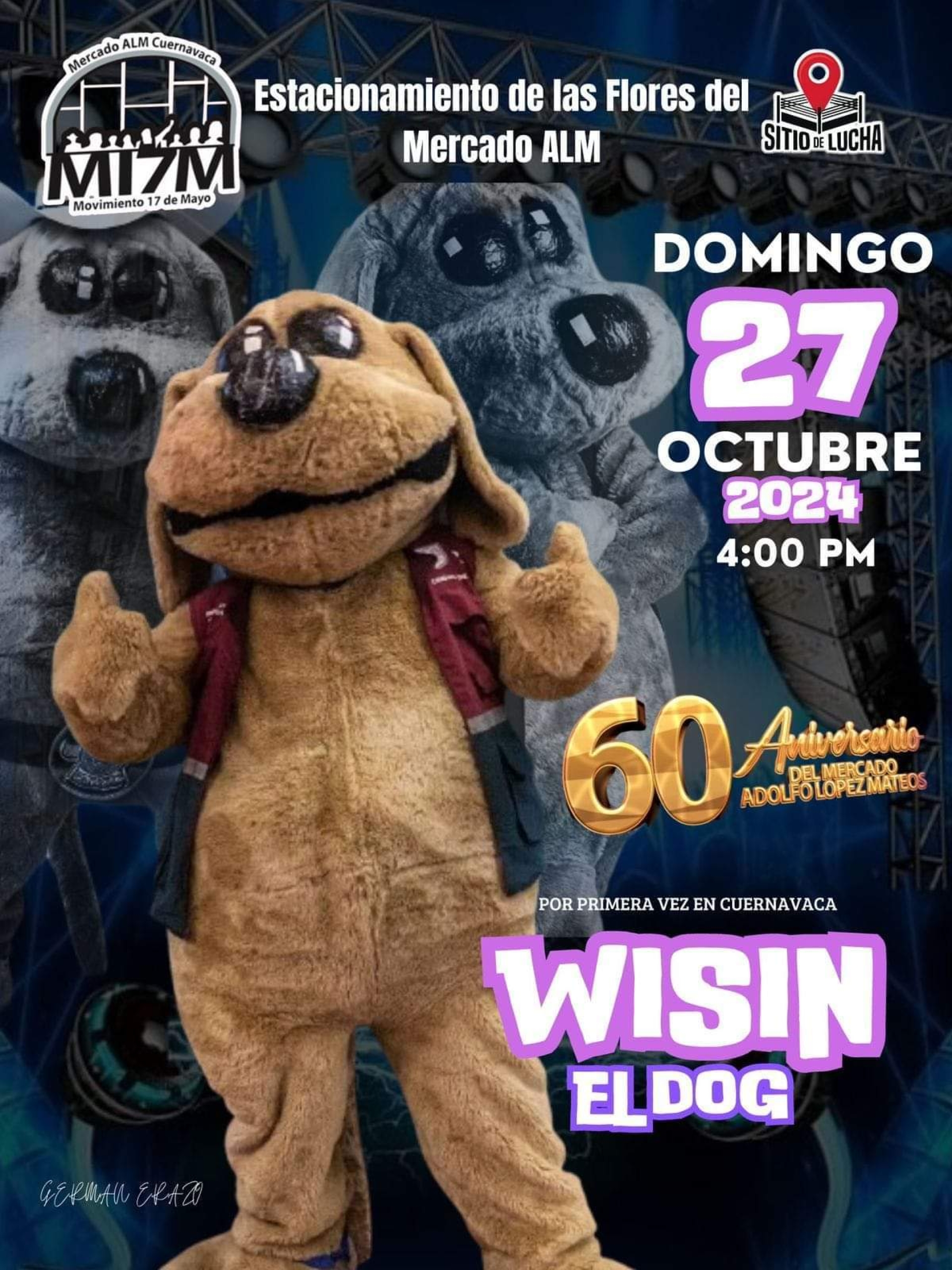 Anuncian función de lucha libre por aniversario del mercado ALM