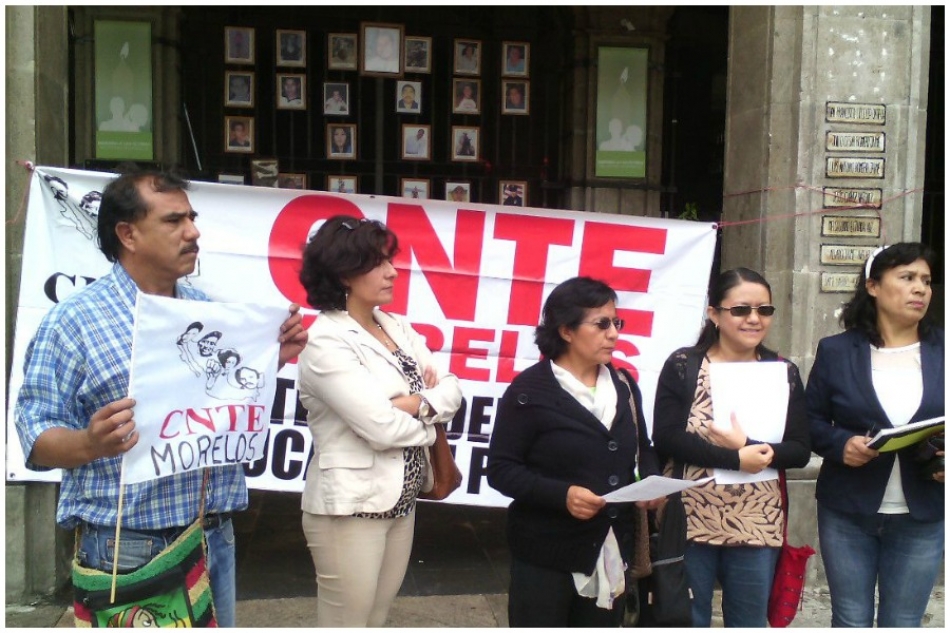Profesores del CNTE no están de acuerdo con la evaluación