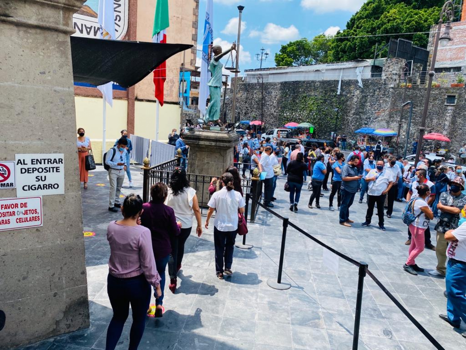 Evacuan sedes del Poder Judicial de Morelos tras sismo de este mediodía