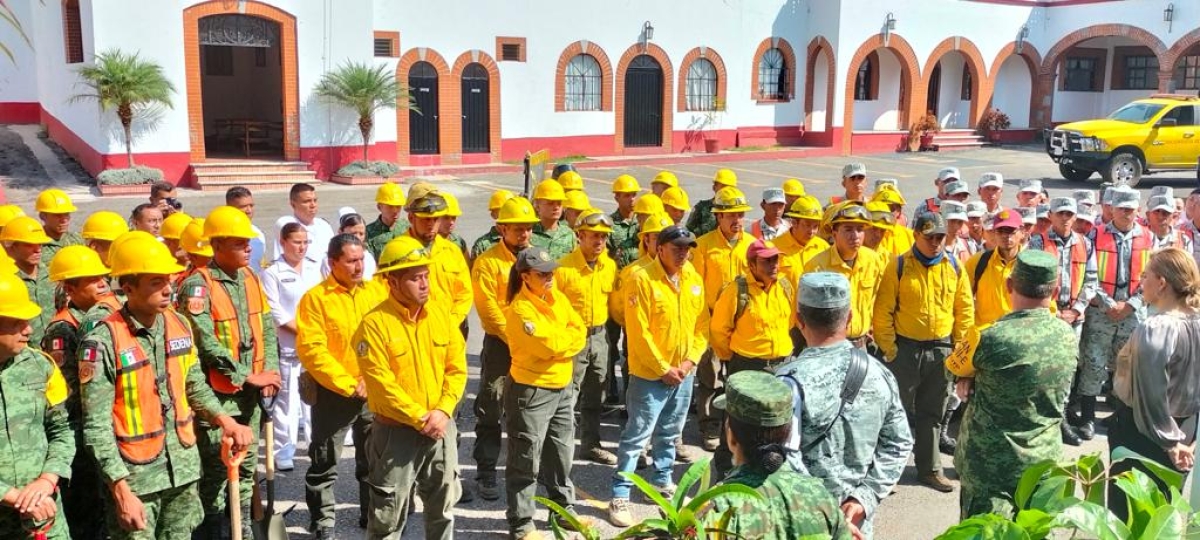 Inicia capacitación 'Combate contra incendios forestales' en la 24 Zona Militar