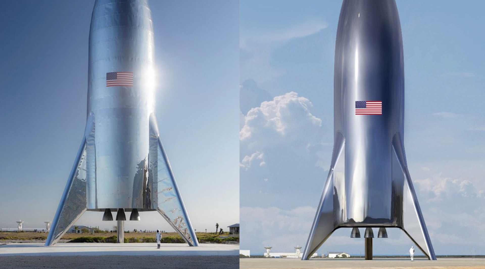 Así es el super cohete espacial de Elon Musk