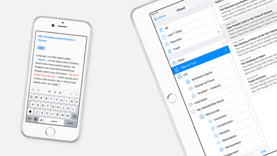 Ulysses, el útil editor de texto, por fin estrenó sus apps para iOS