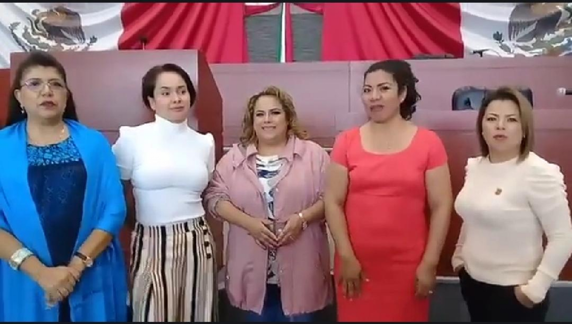 Acuden cinco de siete diputadas del 'Frente Progresista' a sesión ordinaria convocada