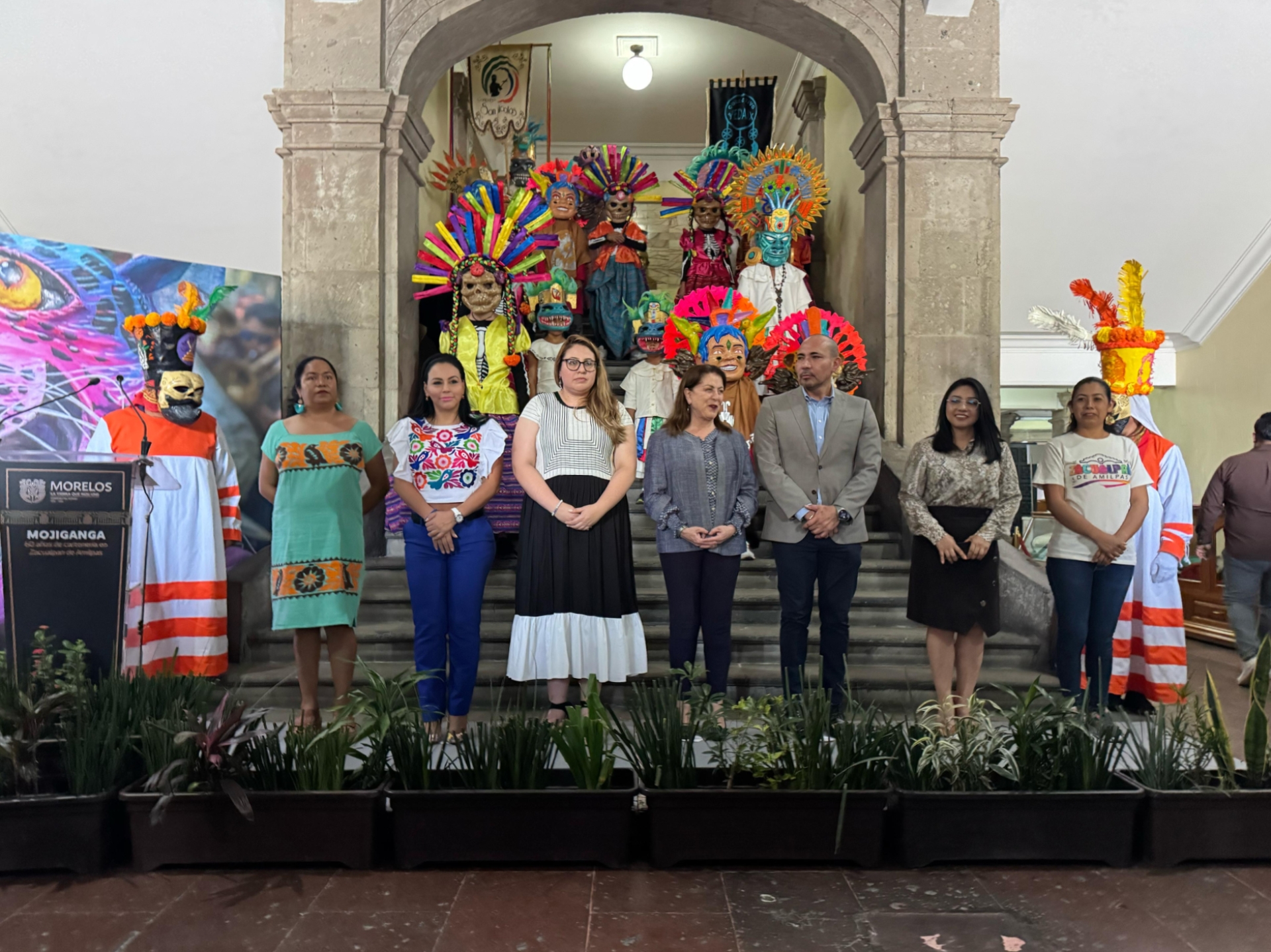 Inaugura gobernadora exposición '60 años de cartonería en Zacualpan de Amilpas'