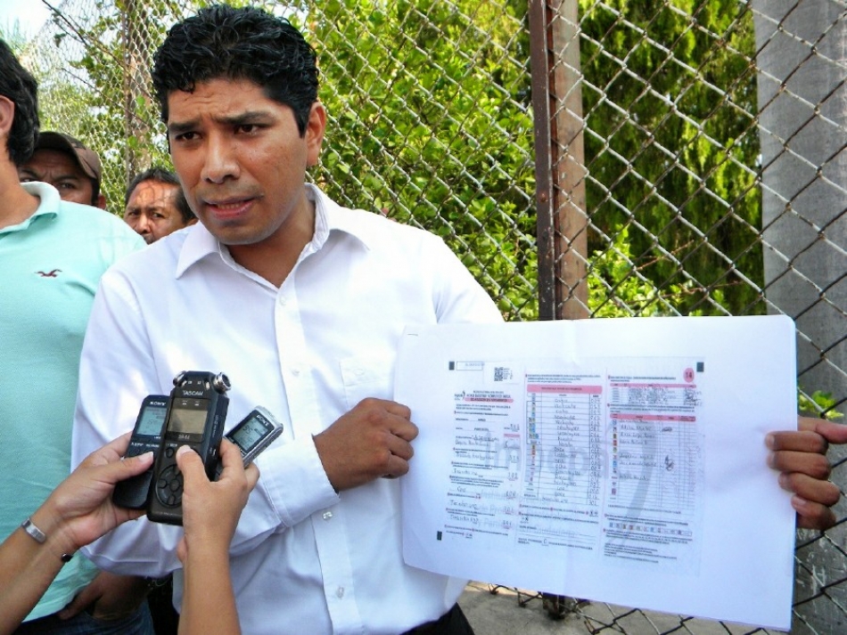 Se manifiestan candidatos de diversos partidos políticos en las instalaciones del Impepac