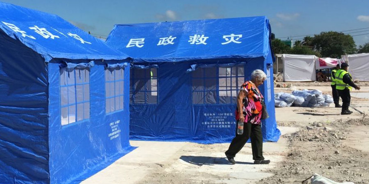 Apoya PF en el traslado de casas armables para familias damnificadas en Jojutla