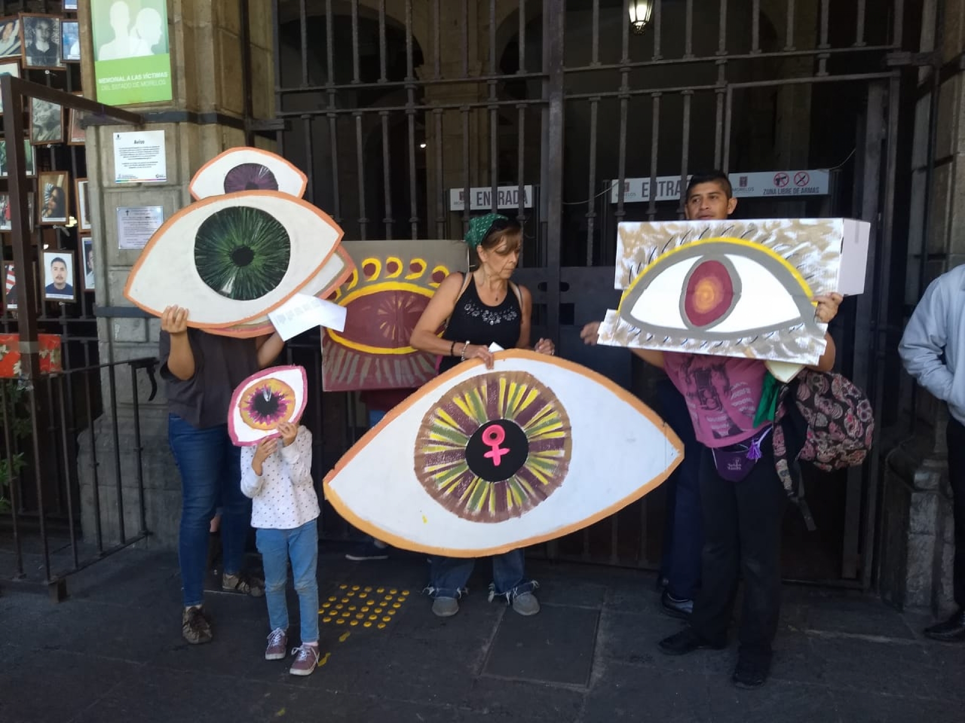 Protestan activistas en contra de feminicidios ocurridos en Morelos