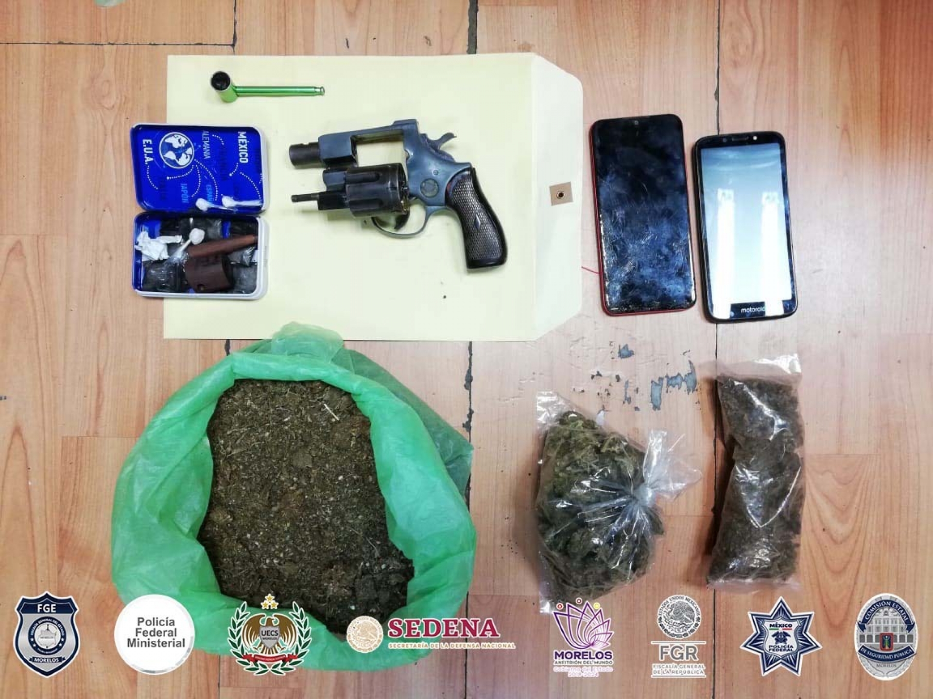 Detienen agentes de la PIC a tres presuntos integrantes de la delincuencia organizada