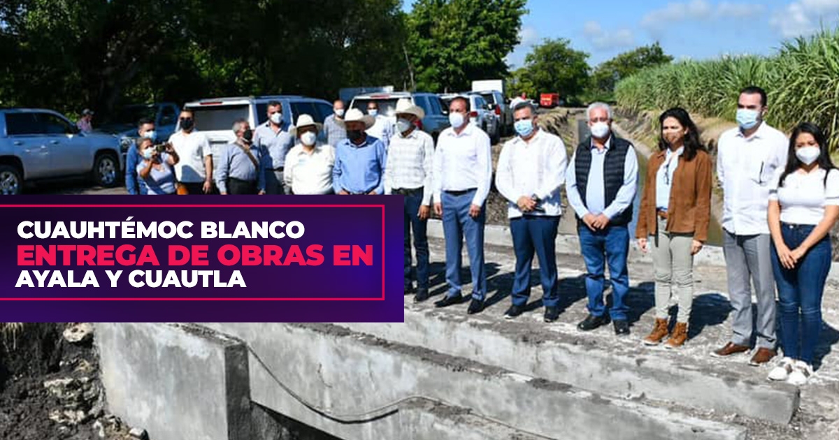Entrega Cuauhtémoc Blanco obras en la región oriente
