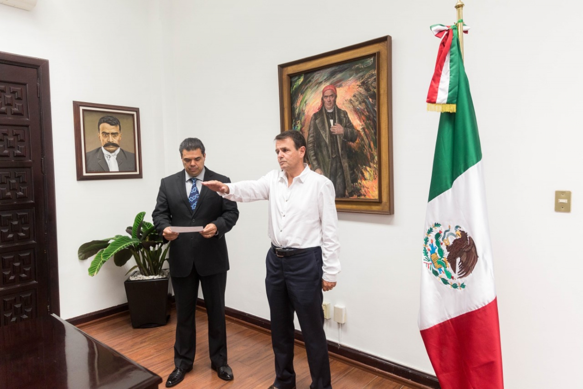 Rinde protesta Luis Herrera López como director de Asuntos Religiosos