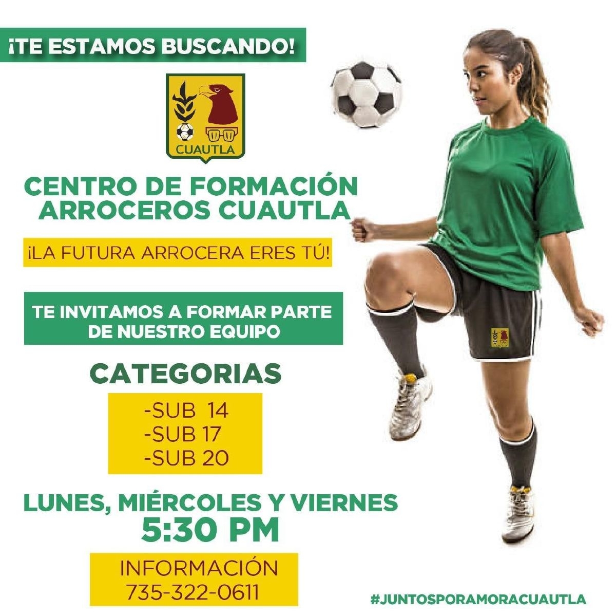 Captará Arroceros Cuautla nuevos talentos