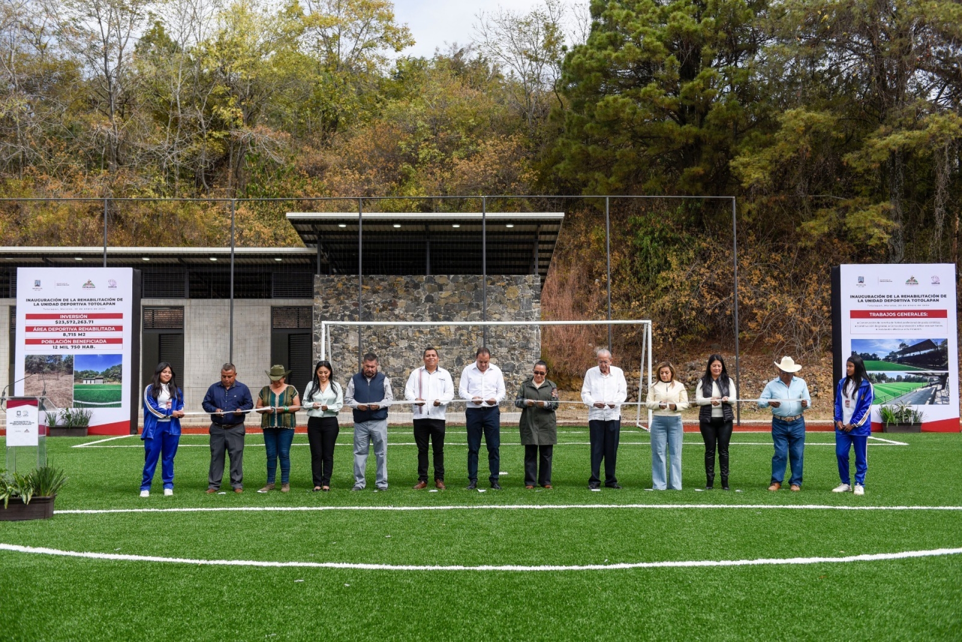 Mantiene gobierno de Cuauhtémoc Blanco transformación de espacios deportivos