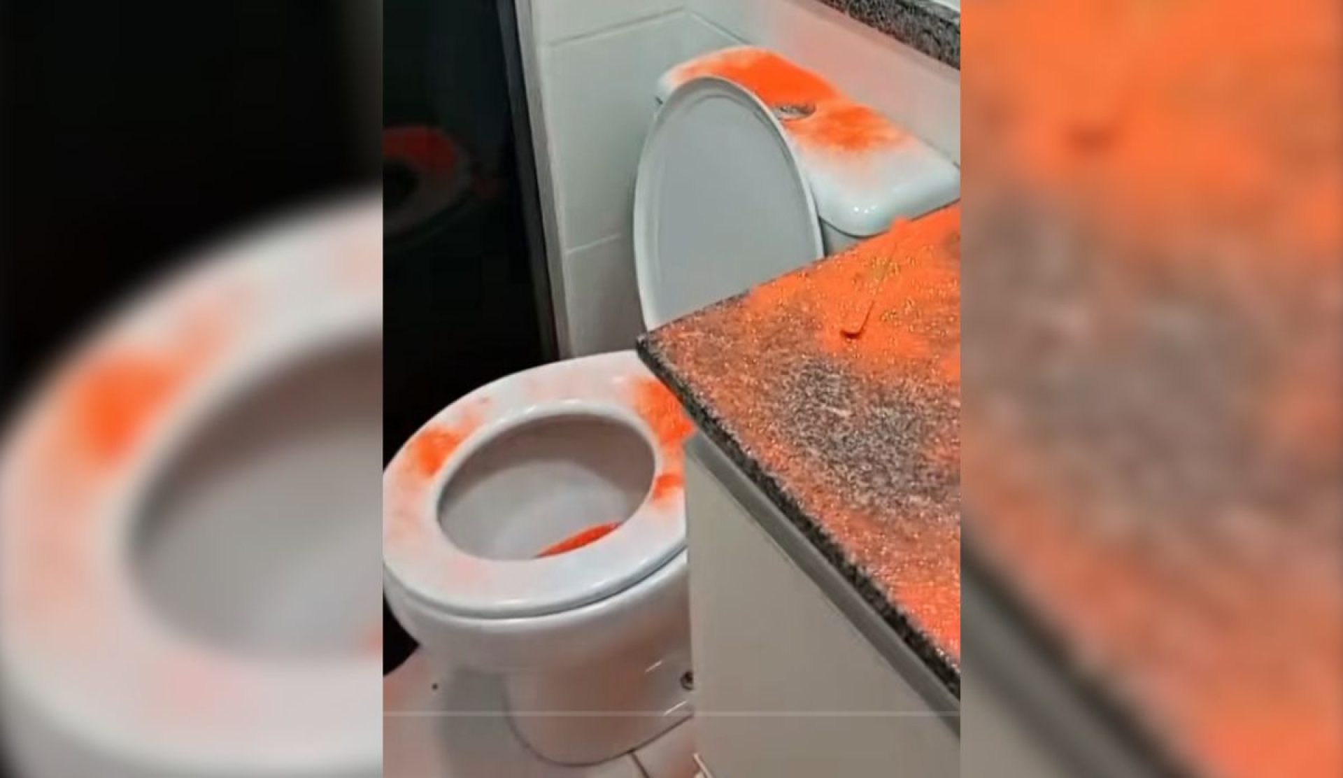 Joven cubre casa y auto de su ex con glitter tras descubrir infidelidad