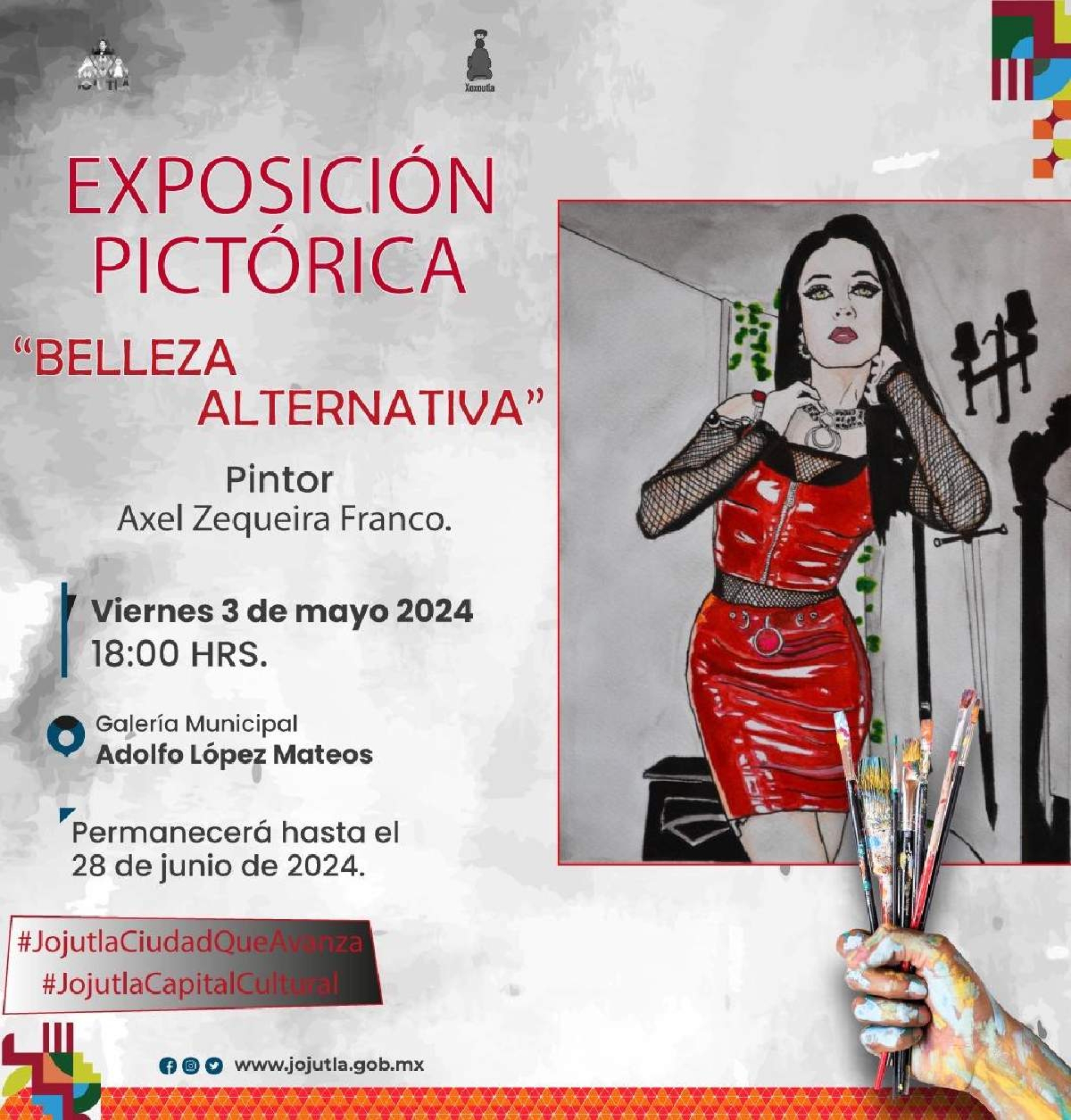 Anuncian exposición pictórica “Belleza Alternativa” en Jojutla
