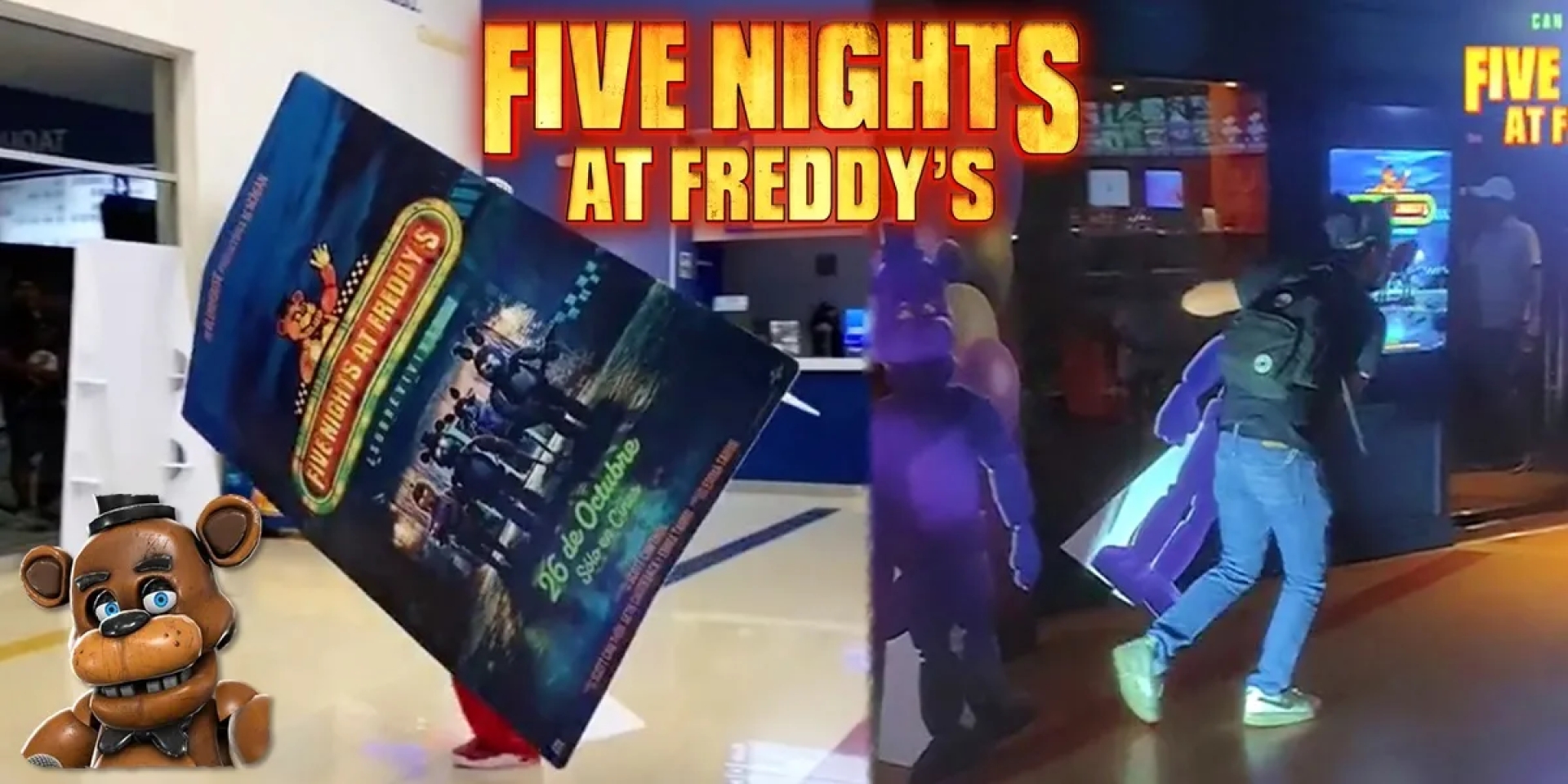 Cines se quedan sin pósters de 'Five Nights at Freddy´s' tras oleada de robos por fans