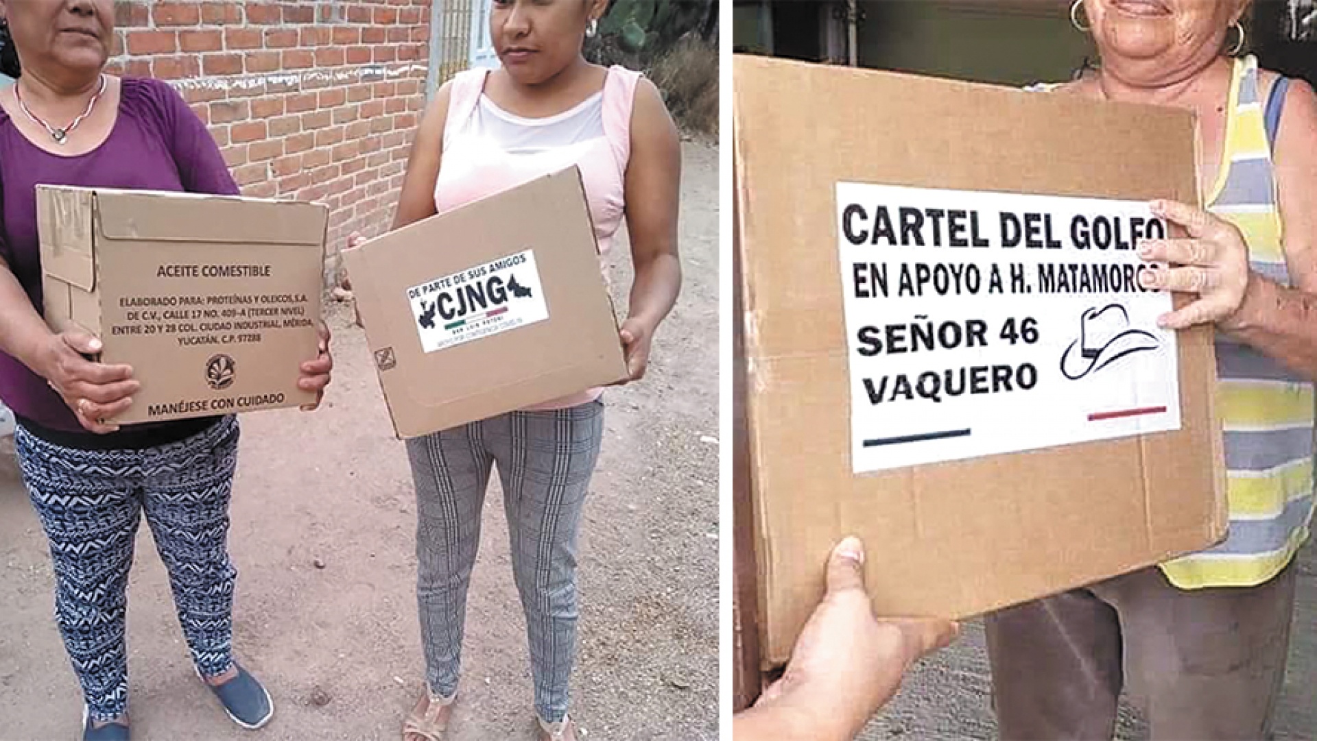 Con despensas, narcos ‘pelean’ plazas en medio de la pandemia