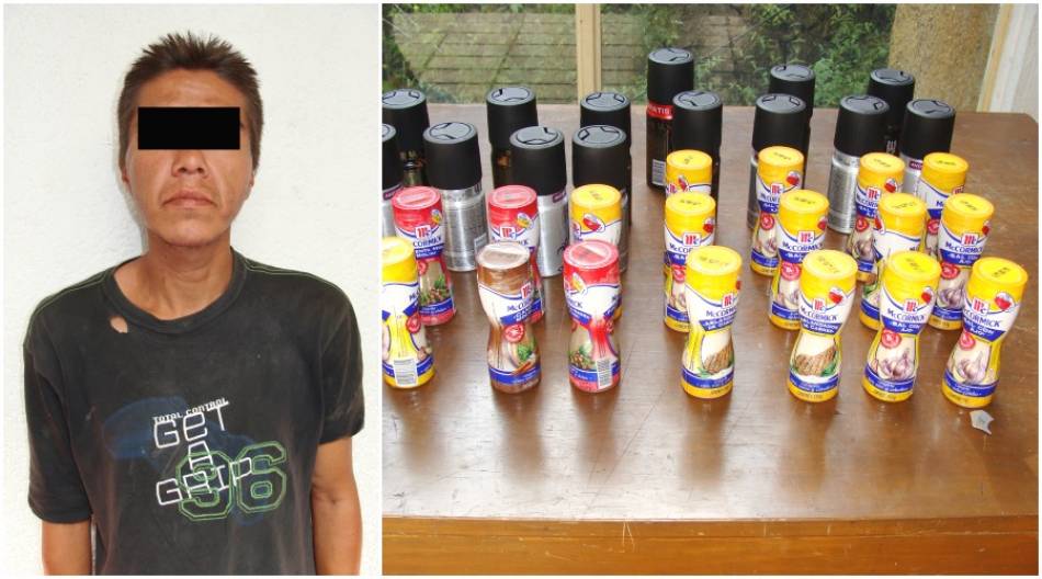 Pretendía salir de una tienda sin pagar los productos