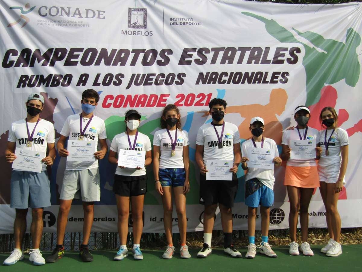 Definen a selección morelense de Tenis para los Juegos Nacionales Conade 2021