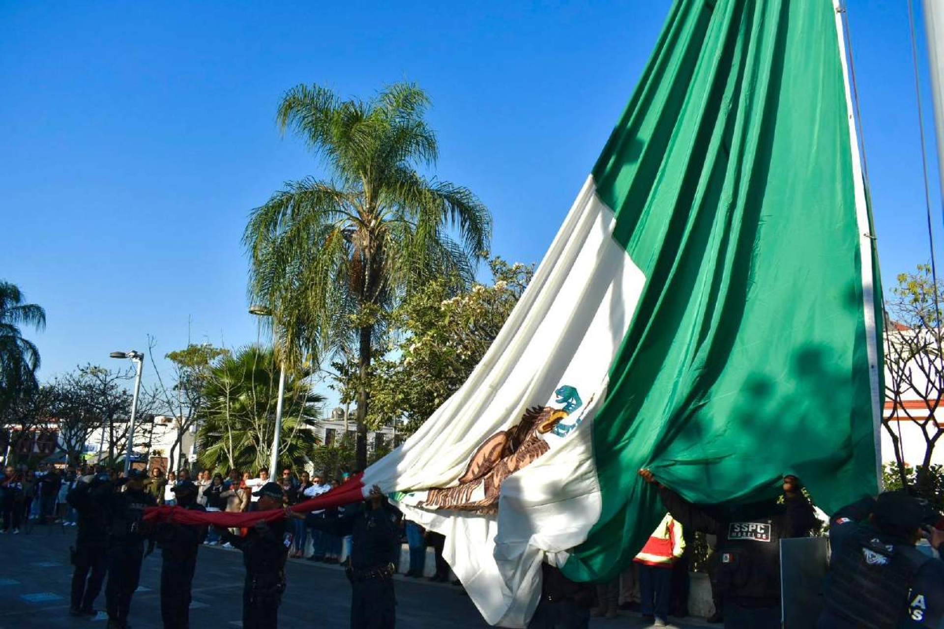 Conmemoran Día de la Bandera en la Plaza y Fuerte de Galeana de Cuautla
