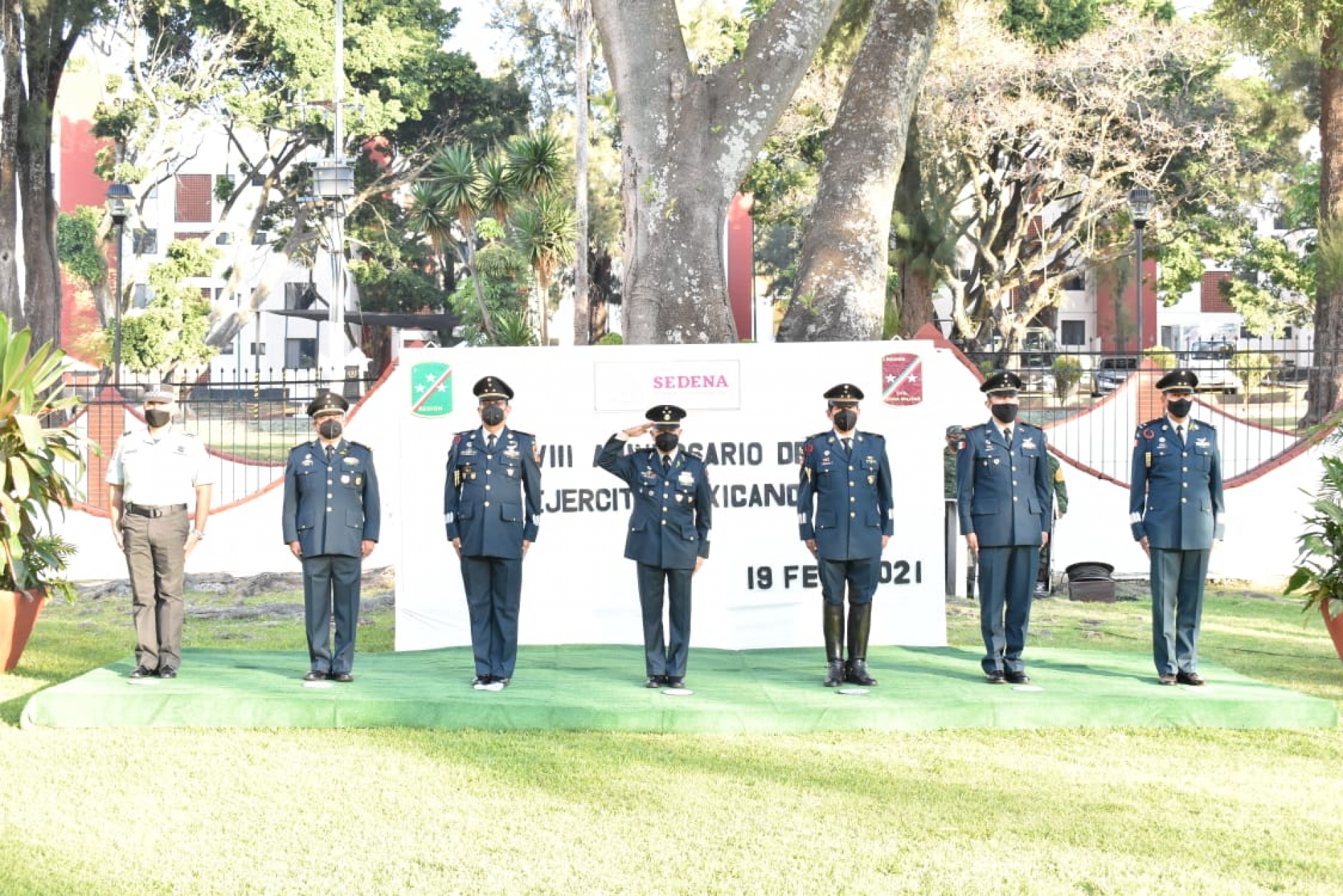 Conmemoran en 24 ZM el 108 aniversario del Ejército Mexicano y FAM