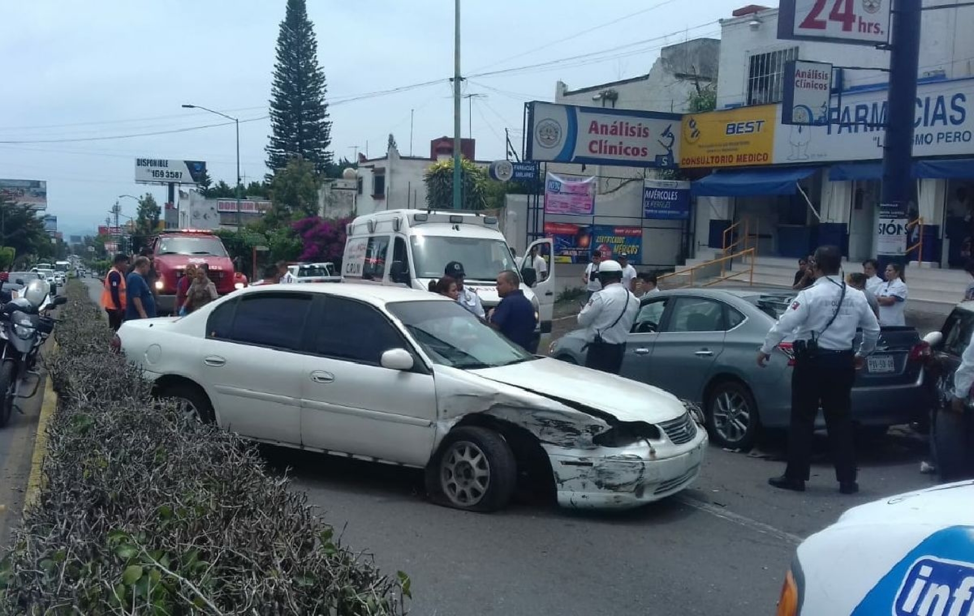 Carambola en Buena Vista deja dos lesionados