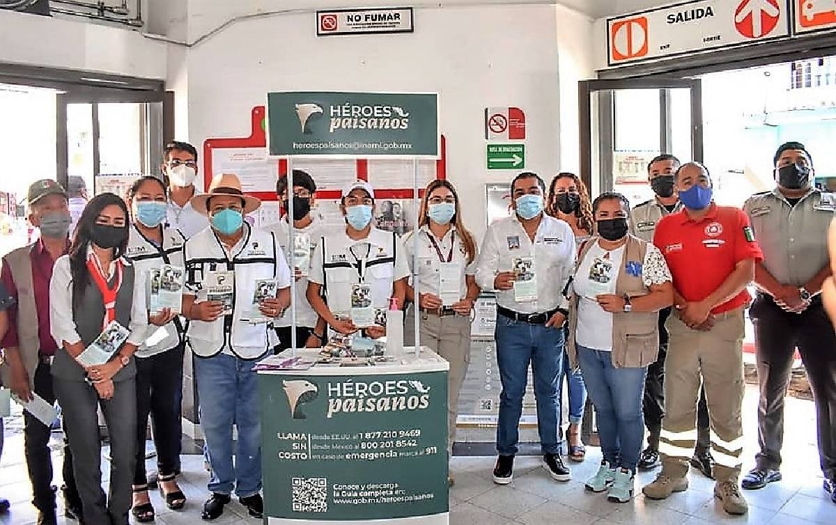 Verifican INM y Sedeso módulos de “Héroes Paisanos” en la región oriente