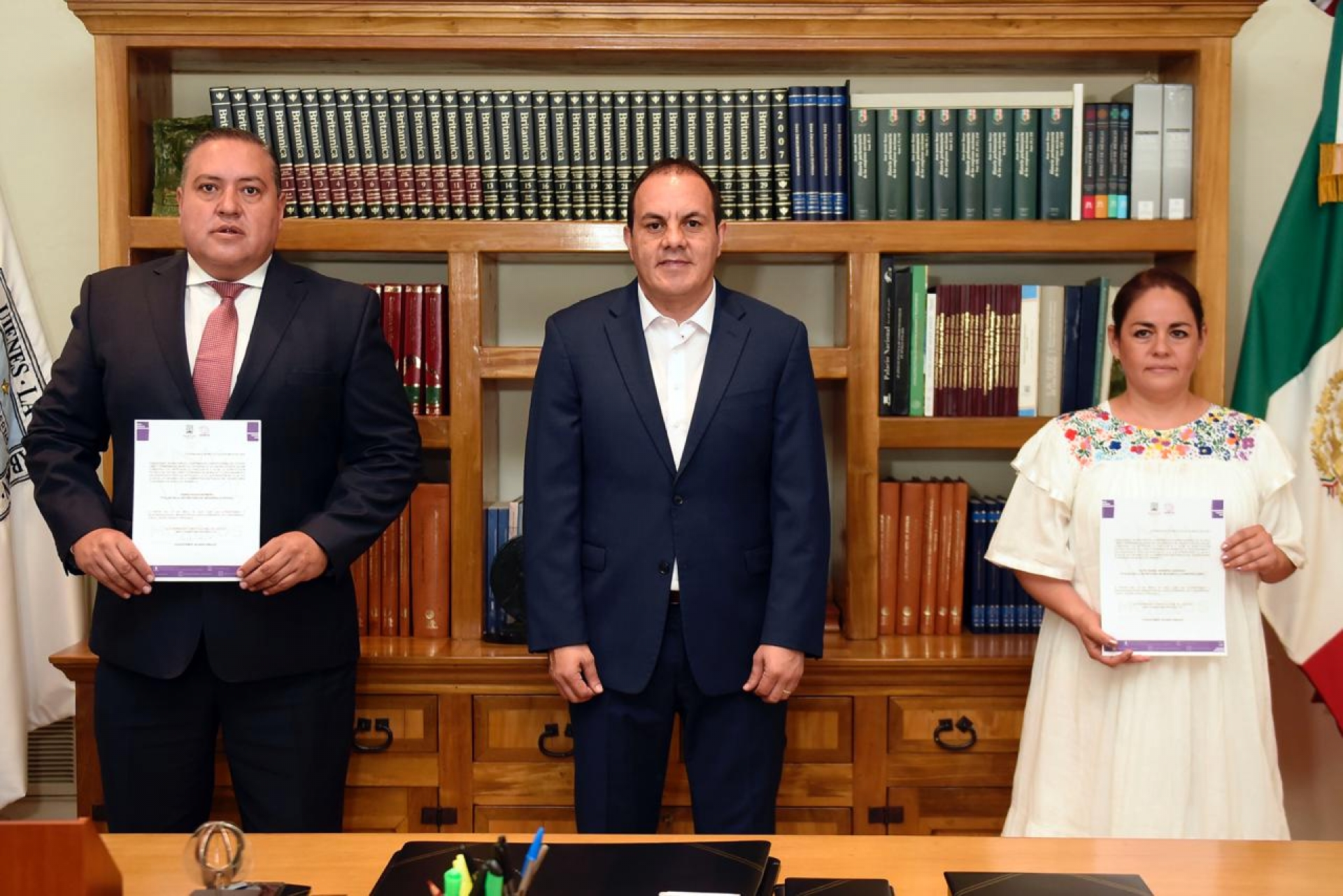 Nombra Cuauhtémoc Blanco a nuevos titulares de Sedeso y Sedagro