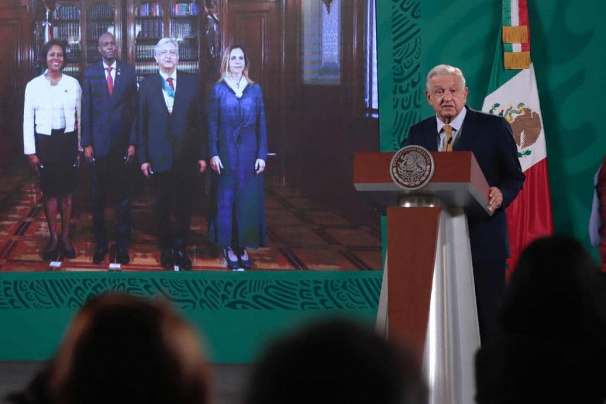 AMLO lamenta asesinato del presidente de Haití, Jovenel Moise