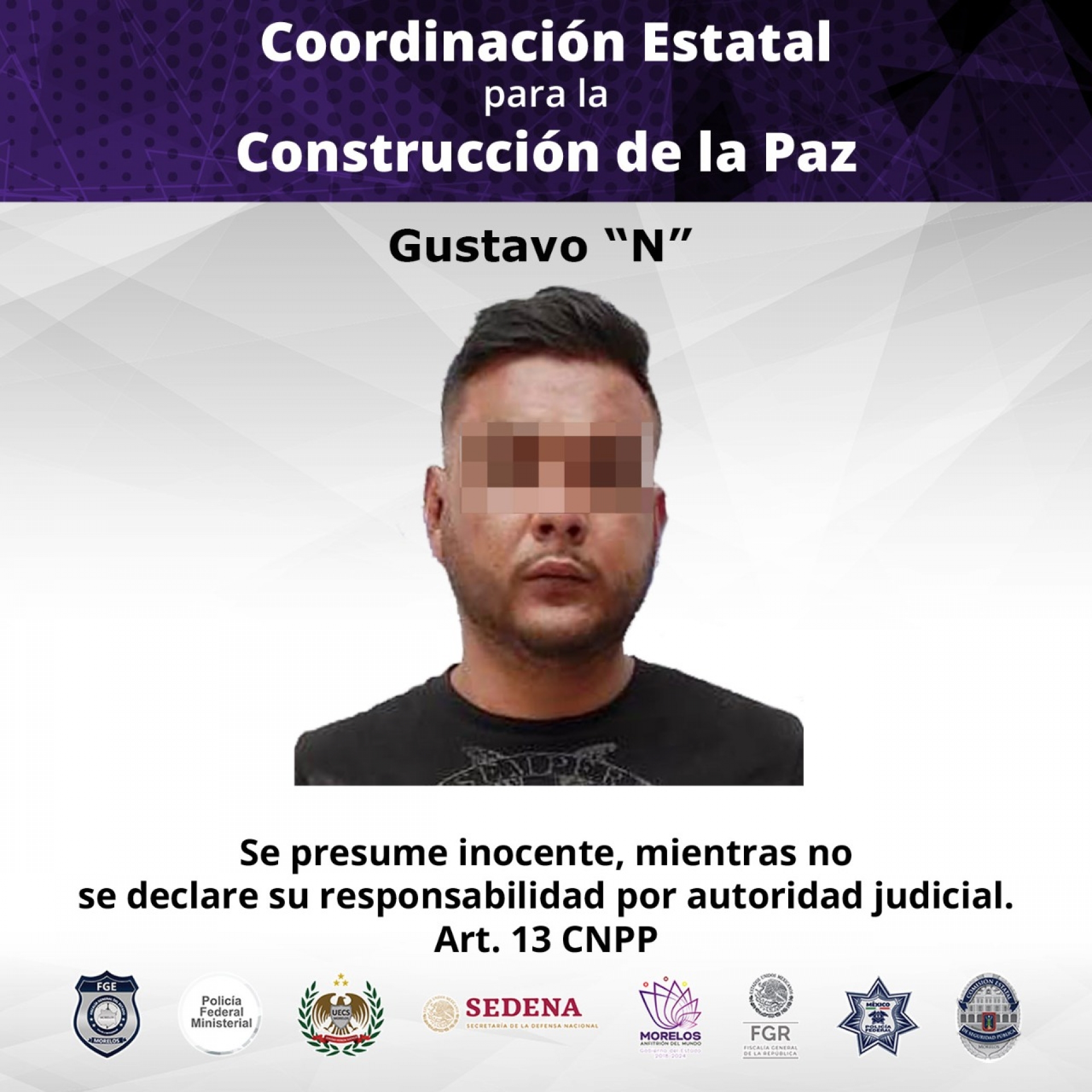 Vinculan a proceso a hombre imputado por abuso sexual contra un menor de 16 años de edad