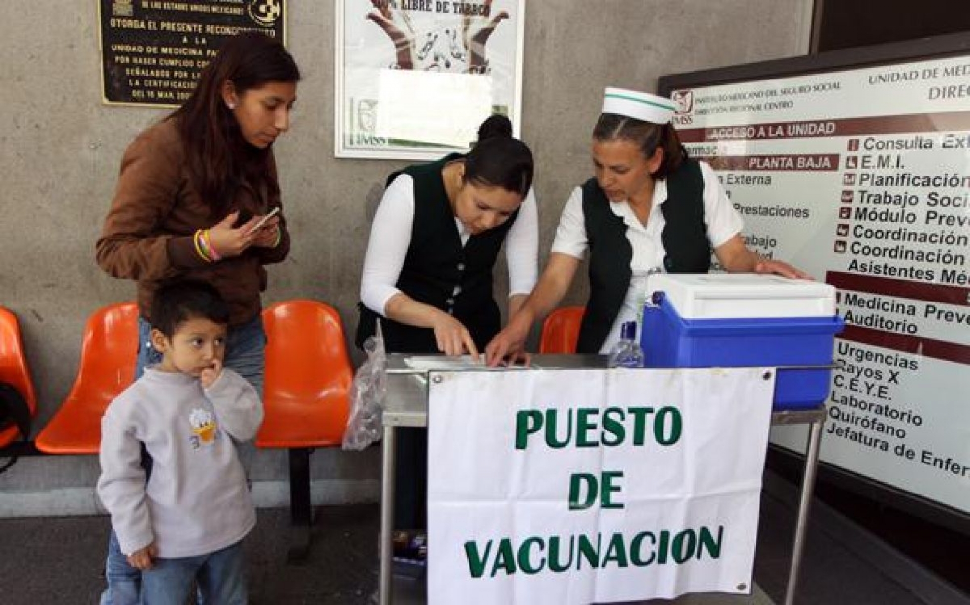 IMSS aplica 13.5 millones de vacunas para la influenza