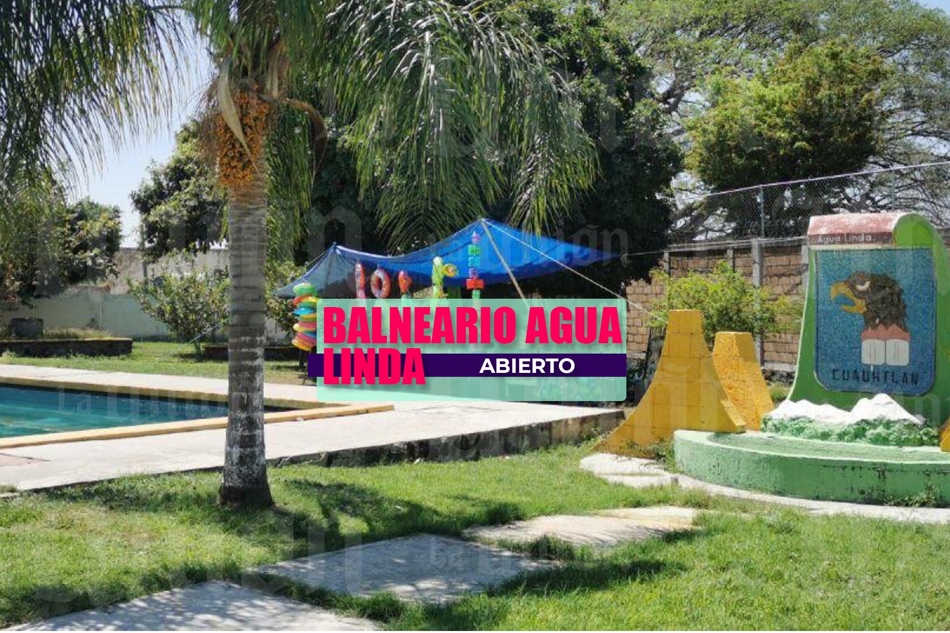 Abren balneario municipal durante el puente largo