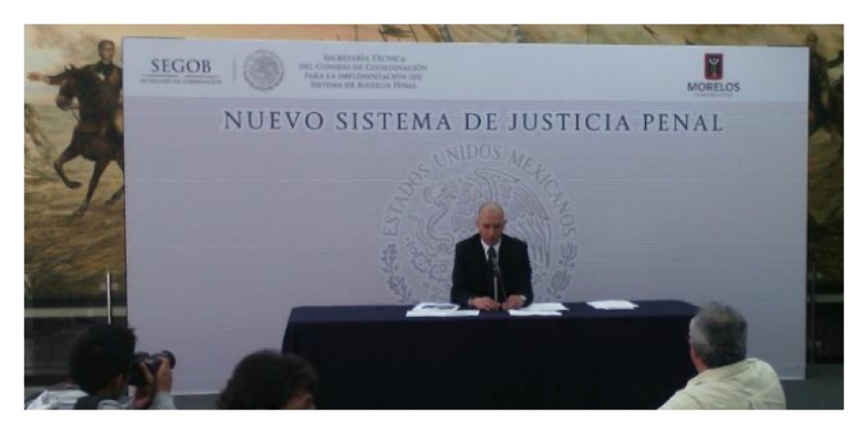 Se contempla un recorte presupuestal en el programa de implementación de justicia penal: SGC