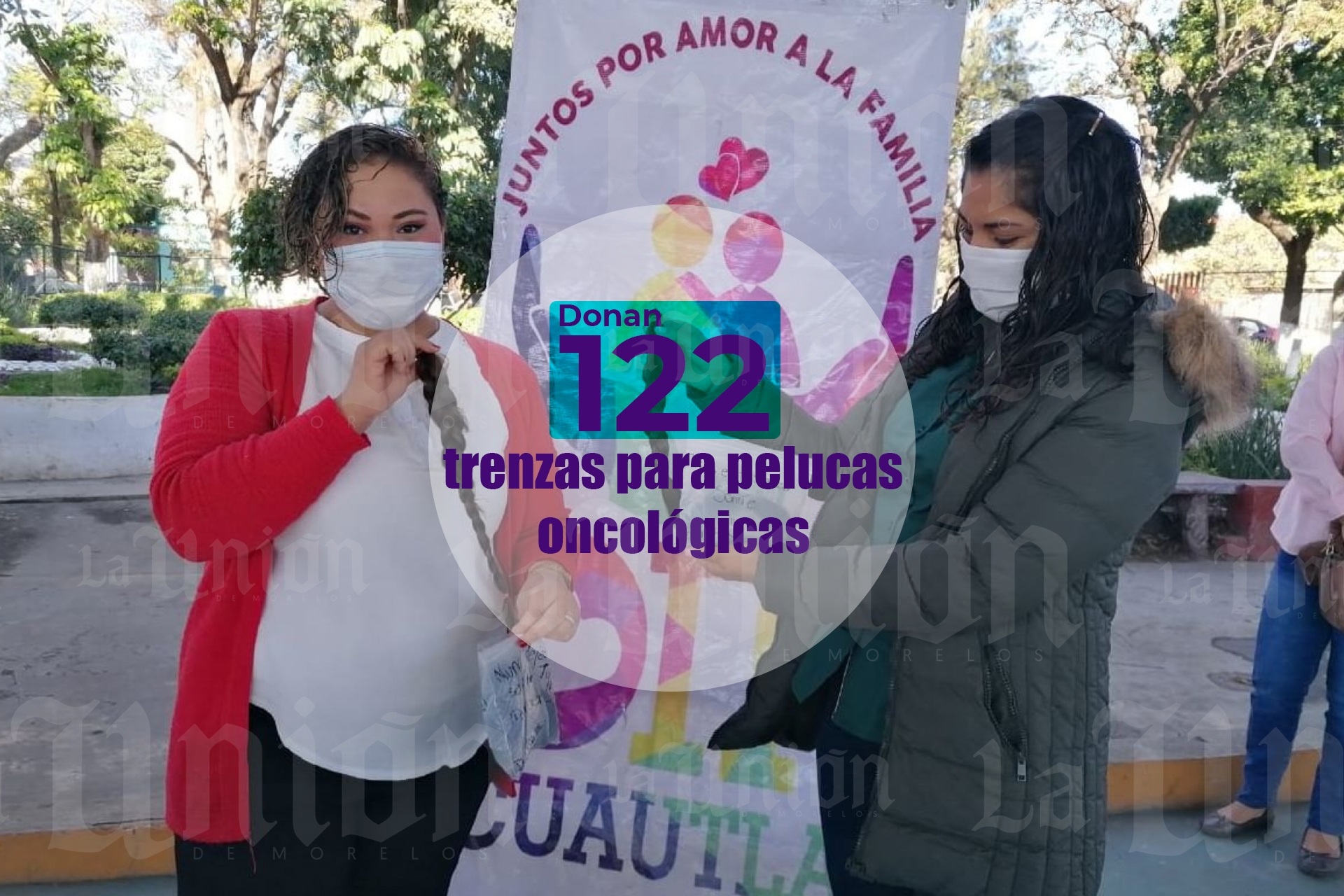 Donan 122 trenzas en Cuautla para elaborar pelucas oncológicas