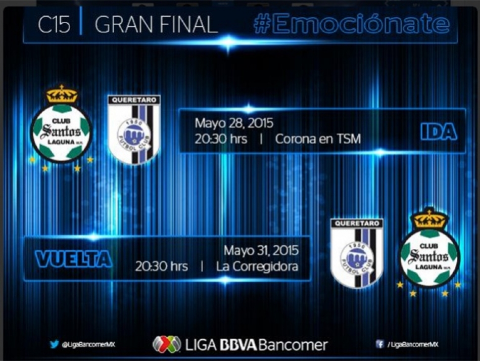 Definidos los horarios de la final del Clausura 2015