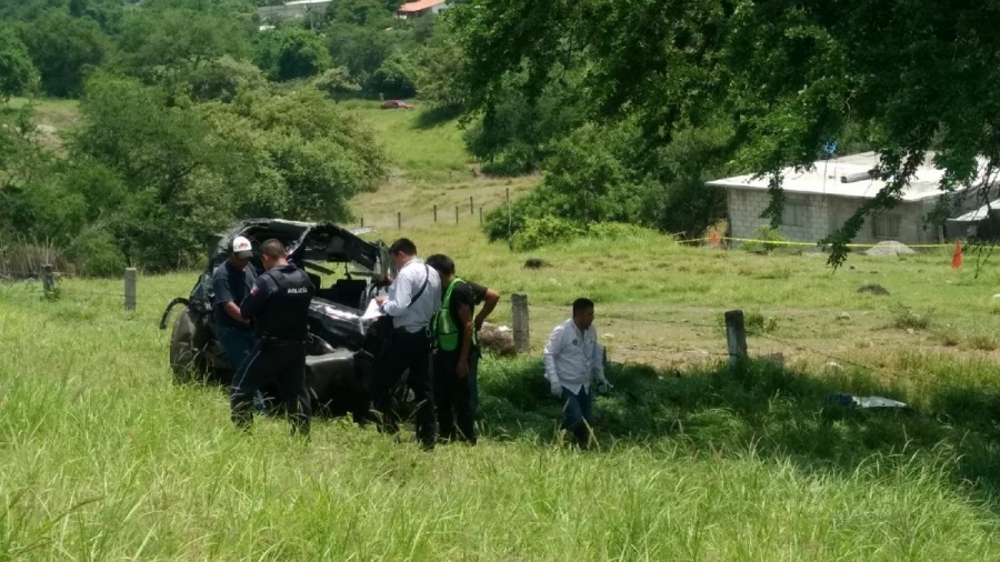 Cuatro personas murieron durante una volcadura en Xochitepec