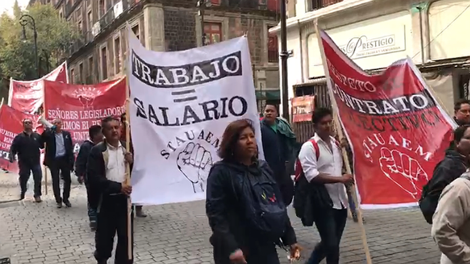 Se manifiesta el STAUAEM ante SEP y SHCP, en la CDMX