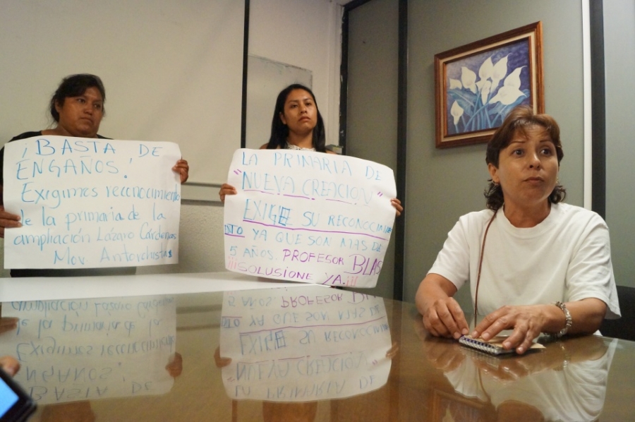 Antorcha Campesina exige al IEBEM reconocimiento oficial a escuela