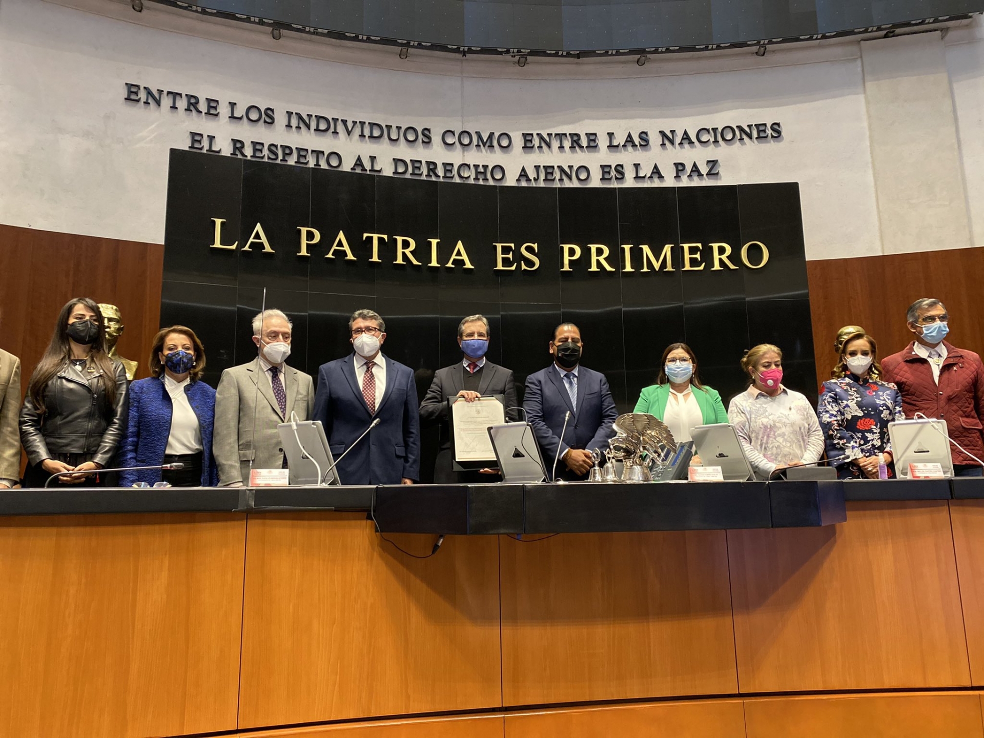Esteban Moctezuma rinde protesta en Senado como embajador de México en EU