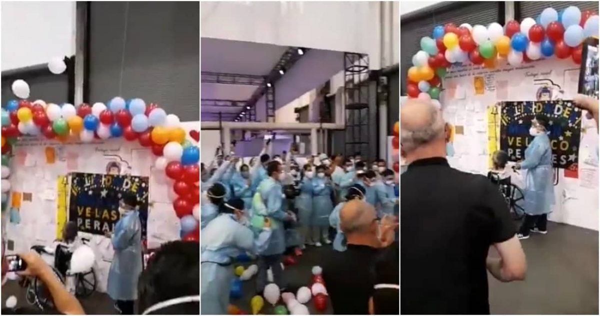 Dan de alta al último paciente internado por COVID en el Centro Citibanamex