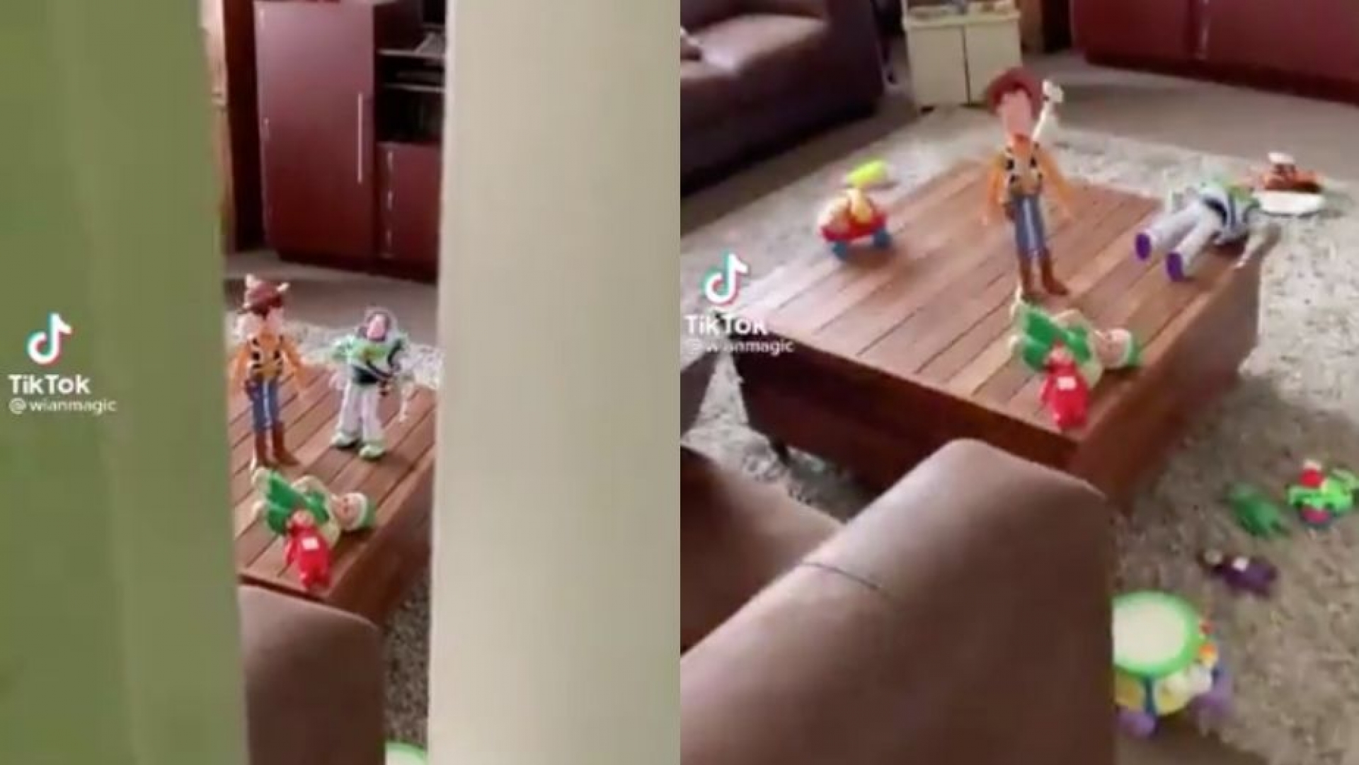 Juguetes de “Toy Story” cobran vida, como en la película