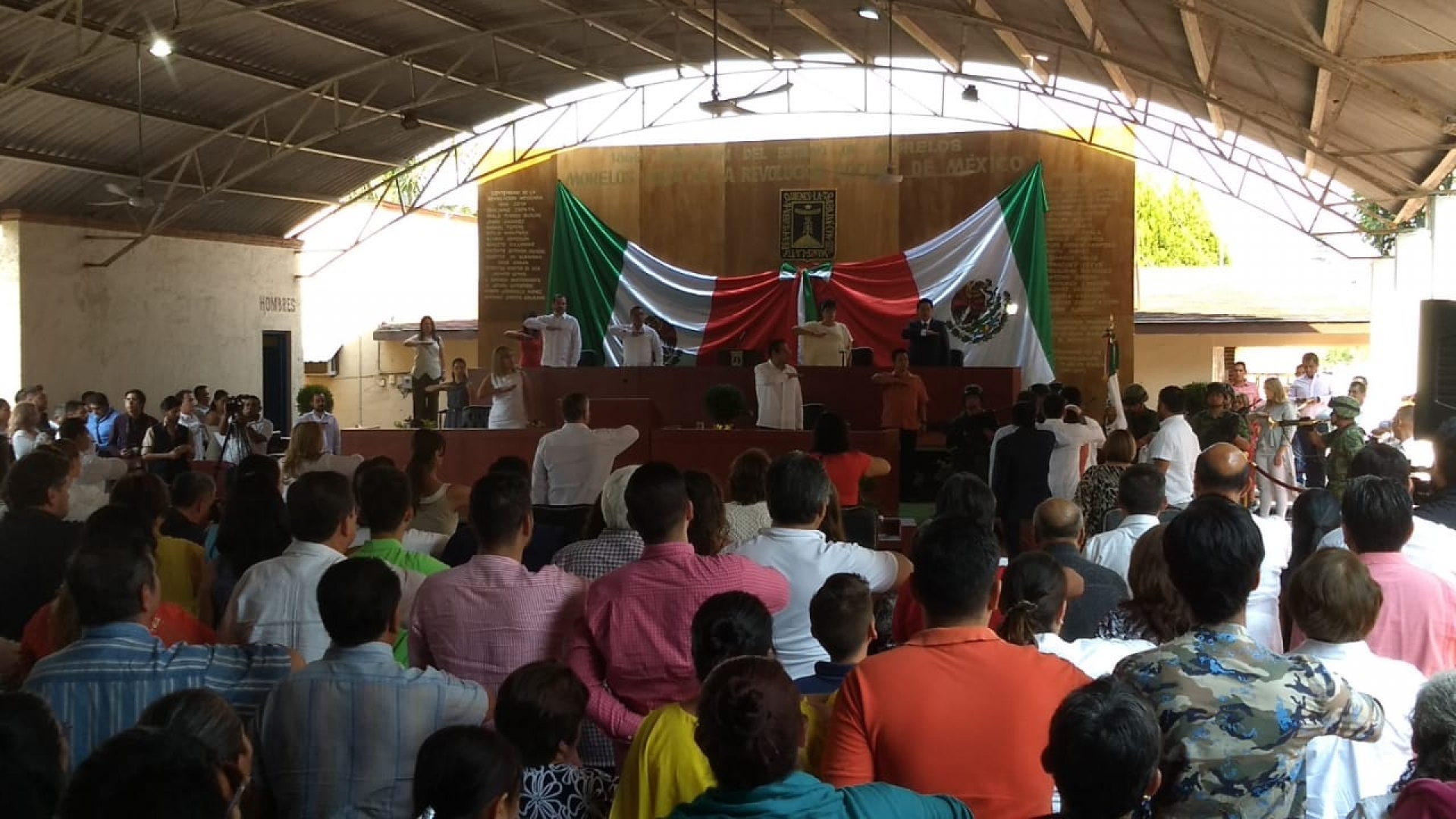Se conmemora el 150 aniversario de la creación de Morelos, en Yautepec