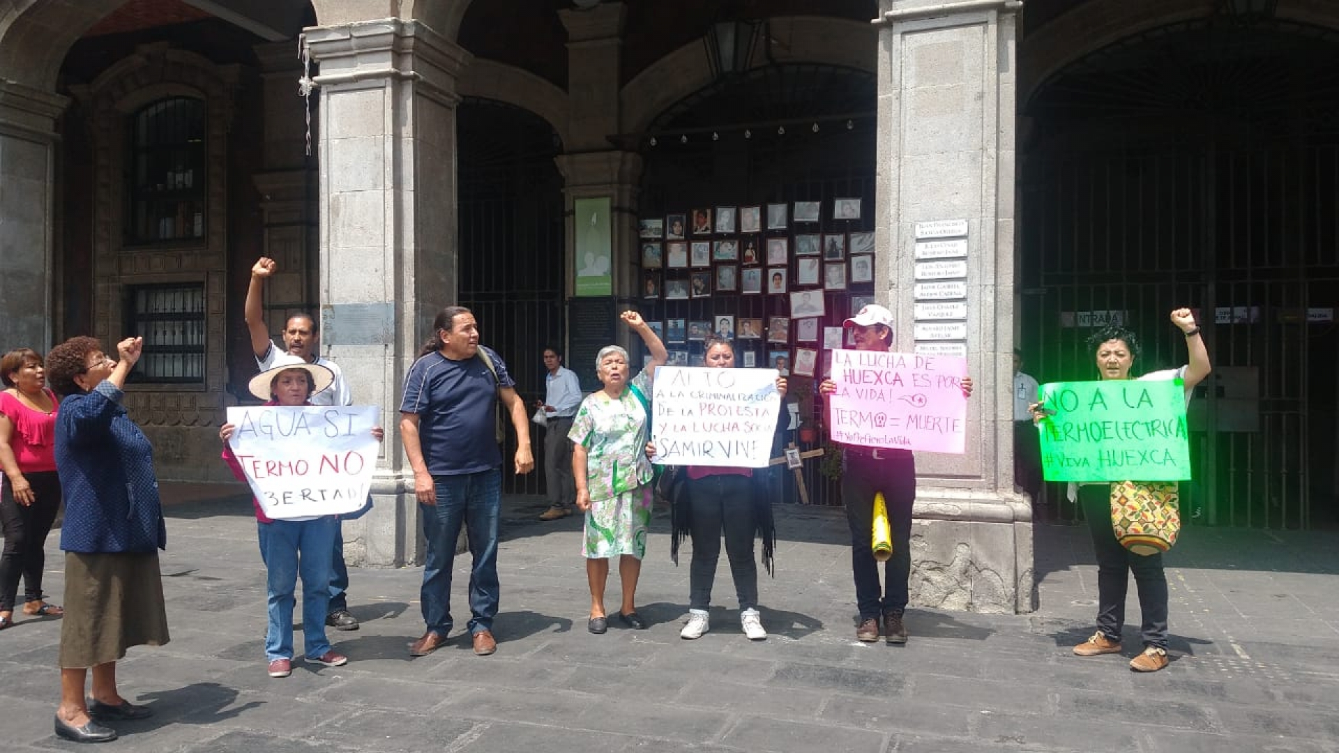 Opositores a la termoeléctrica de Huexca se manifestaron en Cuernavaca
