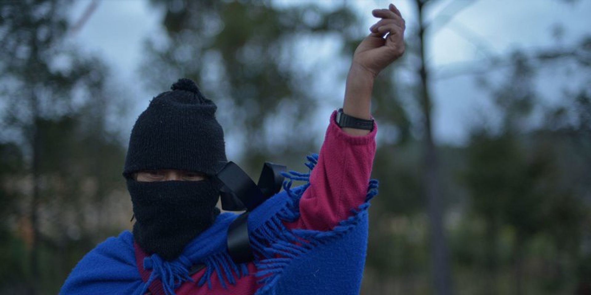 Mujeres del EZLN también se sumaron al paro del 9M