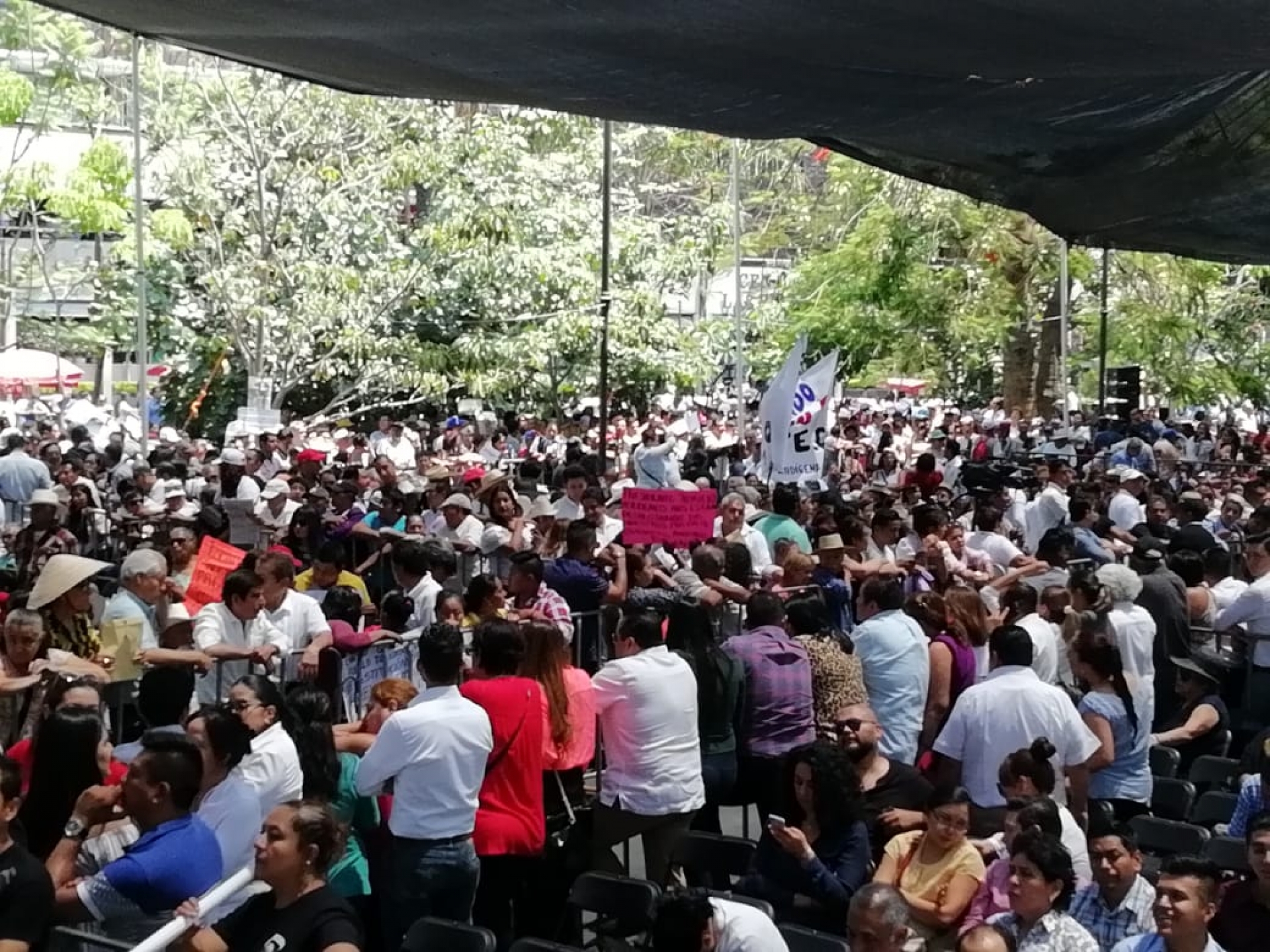 Grupos sociales se manifiestan en Cuernavaca, en el aniversario luctuoso de Zapata