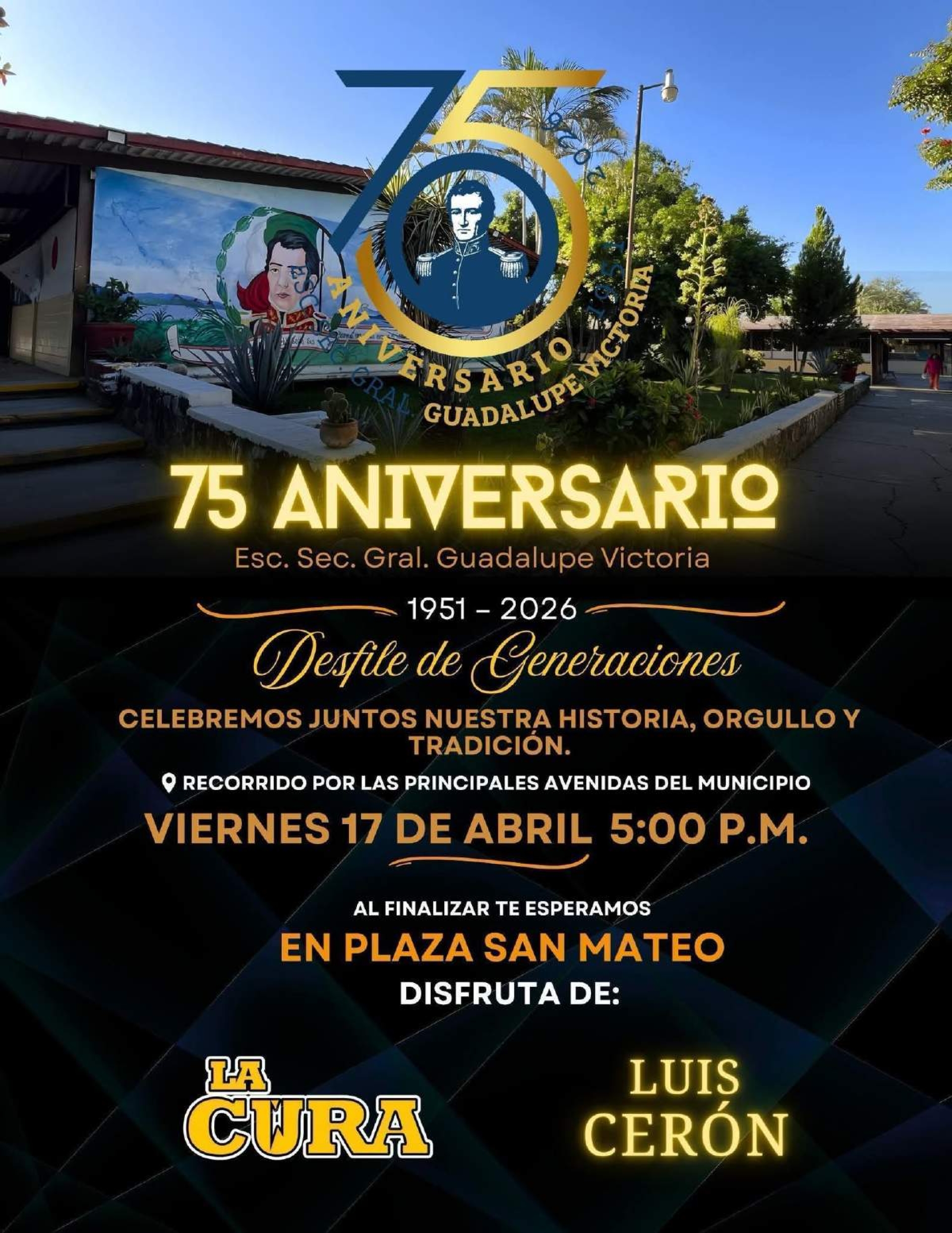 Celebrará 75 años Secundaria “Guadalupe Victoria” de Puente de Ixtla