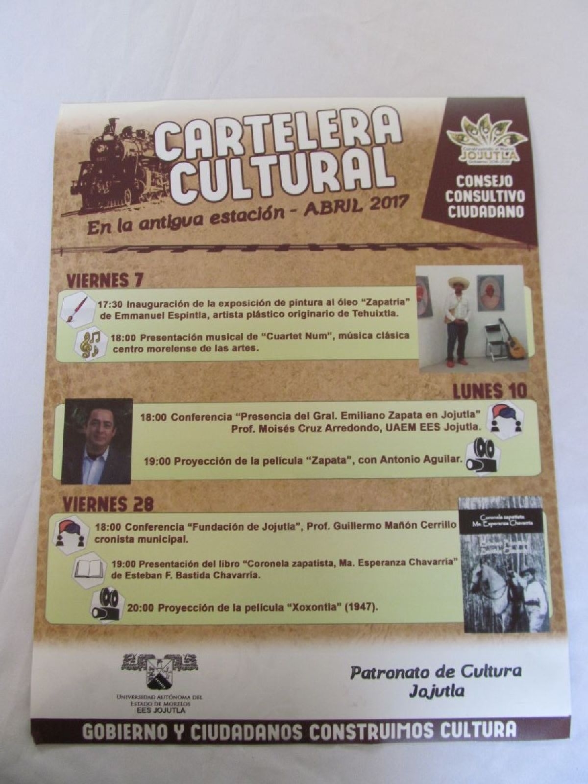 Firman convenio para realizar actividades culturales en Jojutla