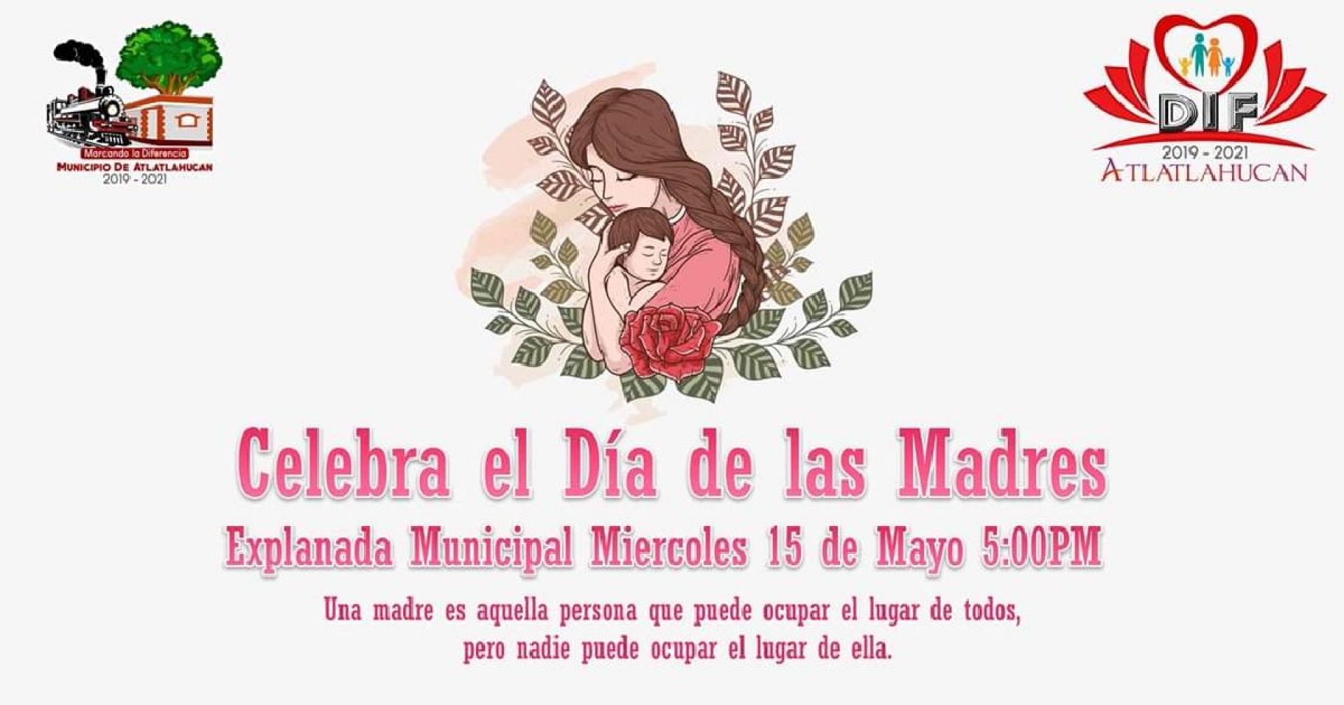 Invita alcalde de Atlatlahucan a evento por el Día de las Madres
