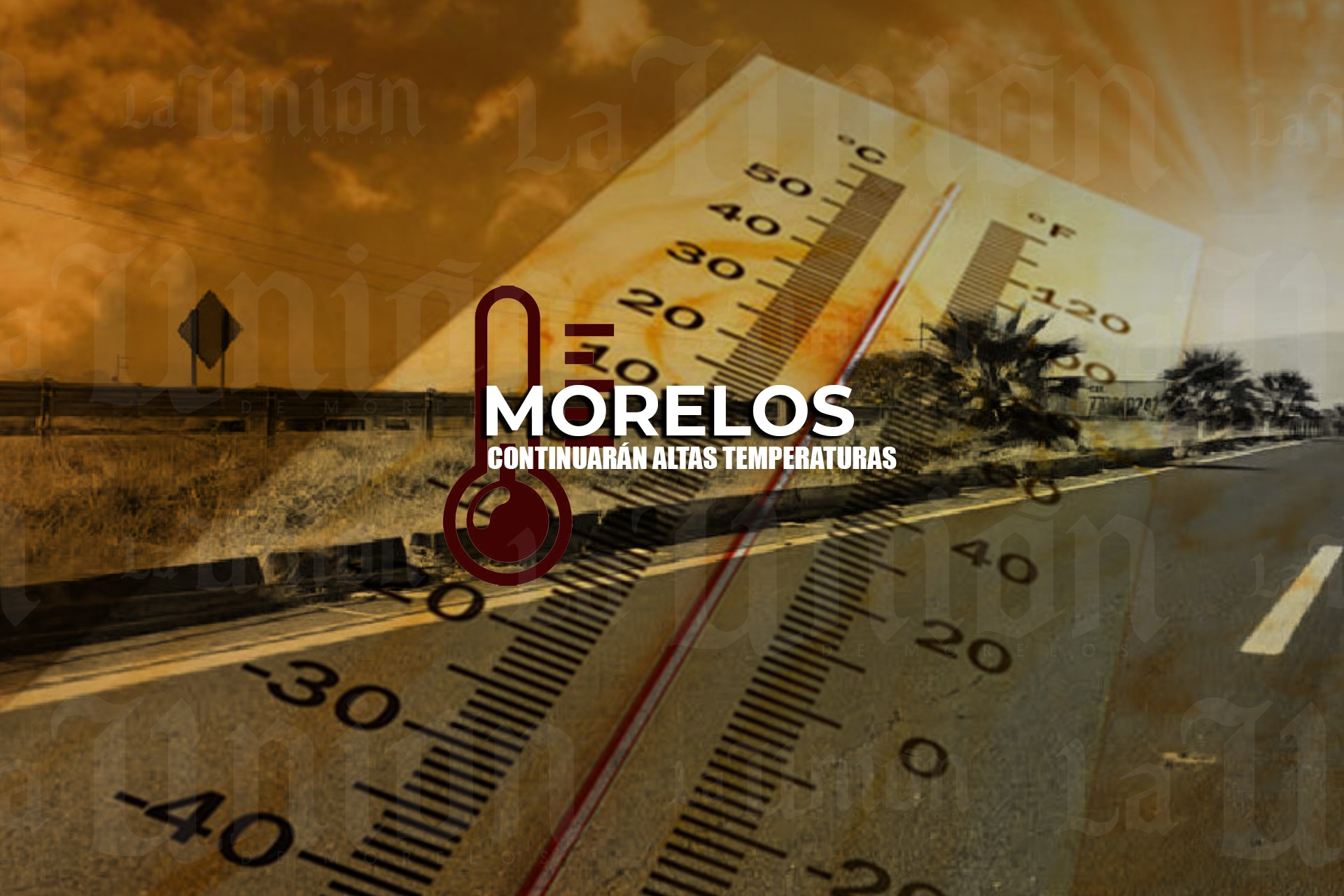 Continuarán  altas temperaturas en Morelos