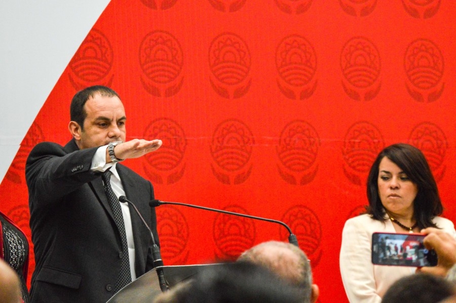 Cuauhtémoc Blanco rindió protesta